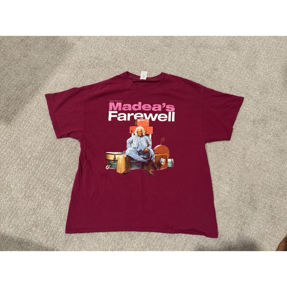 Gildan Madea's Farewell Gurl Bye Promo T-Shirt Mens XL Pink Tyler Perry Tee